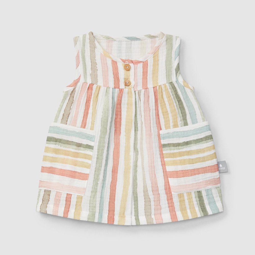 Snug Striped Dress EUC